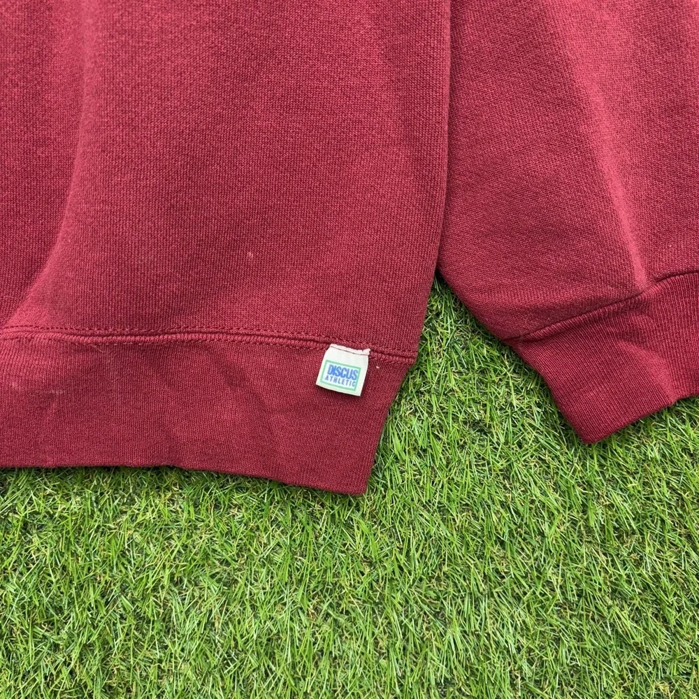 Harvard Crimson Sweatshirt Mens Large NCAA Basketball College Discus Athletic